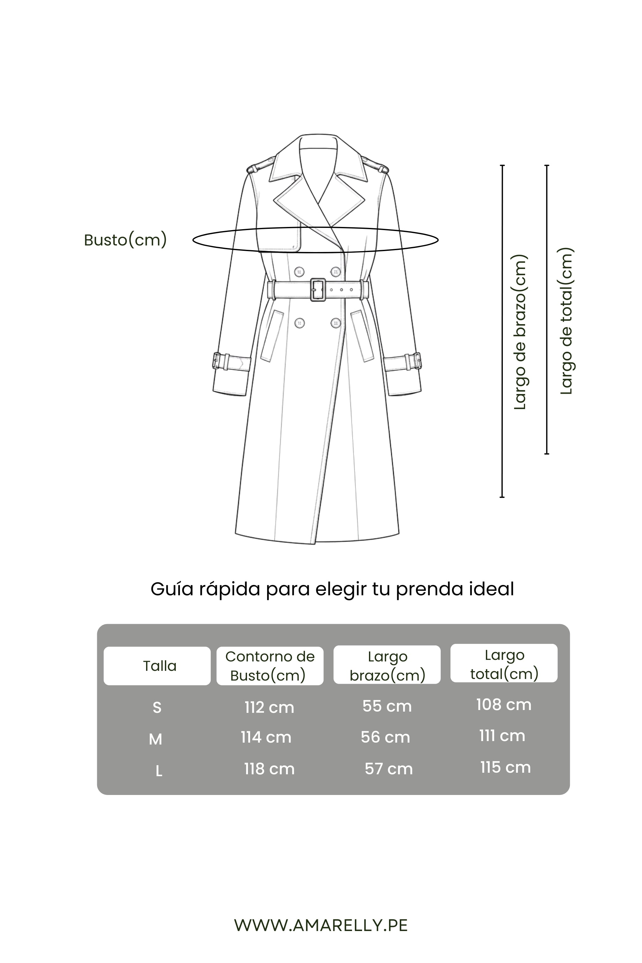 Gabardina Estelle
